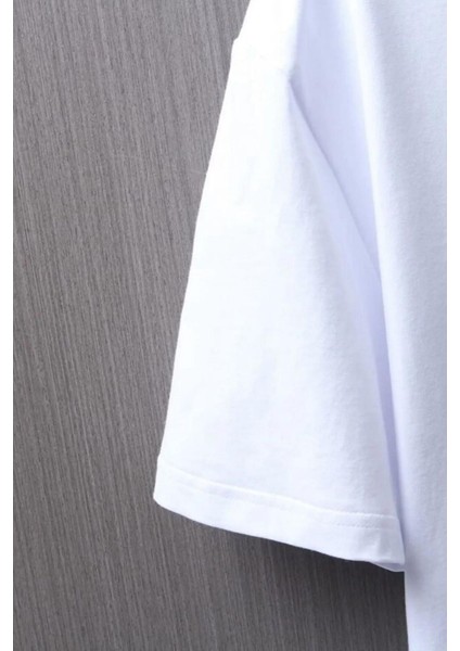 Unisex Milan Fly Emirates Yazılı Tasarım Oversize %100 Pamuklu T-Shirt modelleri