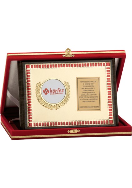 - Ahşap Plaketler - PL-055 B - 15X20 cm