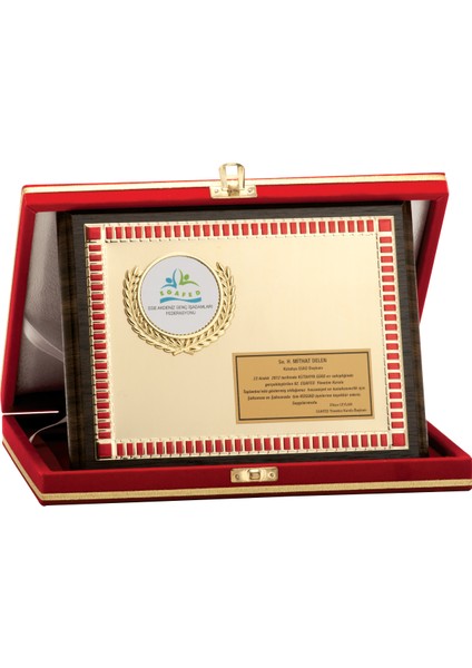 - Ahşap Plaketler - PL-055 A - 18X24 cm