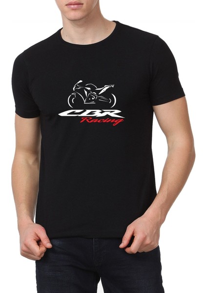 Erkek Siyah Honda Forza T-Shirt