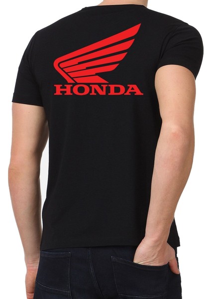 Erkek Siyah Honda Forza T-Shirt modelleri