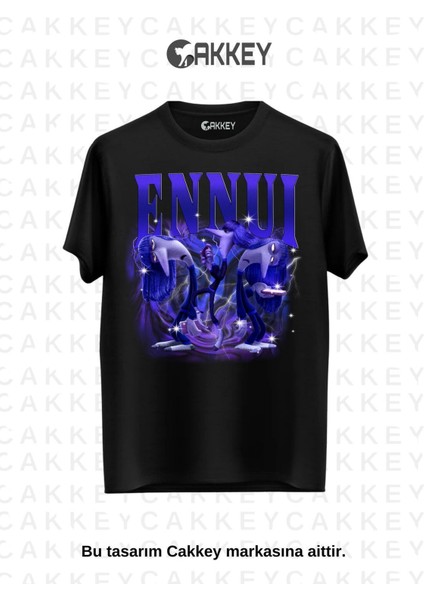 Unisex Ters Yüz Baskılı Oversize T-Shirt