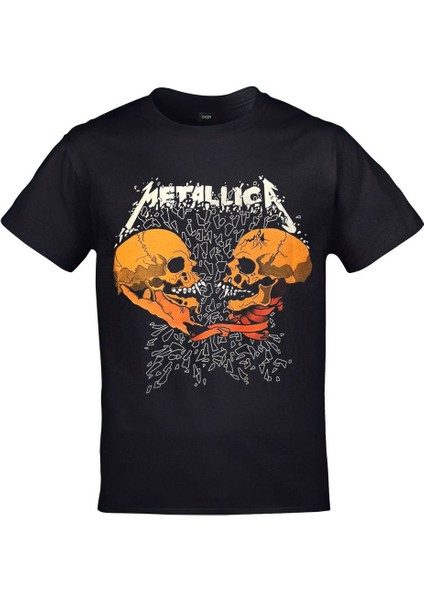 Metallica Sad But True Unisex Ön Arka Baskılı Siyah Tshirt fiyatları