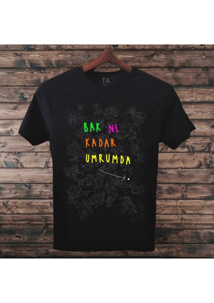 Eskitme Zemin Yazılı Tişört (Komik Tişört)