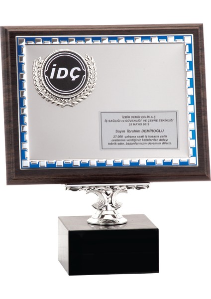 - Ahşap Plaketler - PL-052 A - 18X24 cm