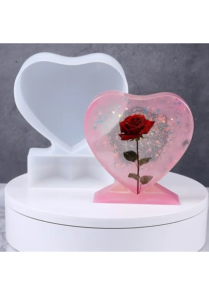 Epoksi Reçine Fotoğraf Çerçevesi Silikon Resim Çerçevesi Kalıbı 13X10CM