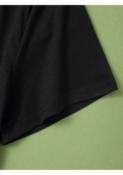 Erkek New York 1968 Baskılı Oversize T-Shirt Salaş Boyfriend modelleri
