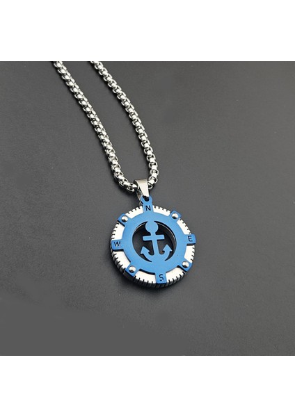 Paslanmaz Çelik Deniz Çapası Erkek Kolye modelleri