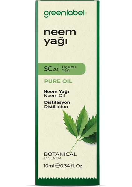 Greenlabel Neem Yağı 10 Ml. fiyatları