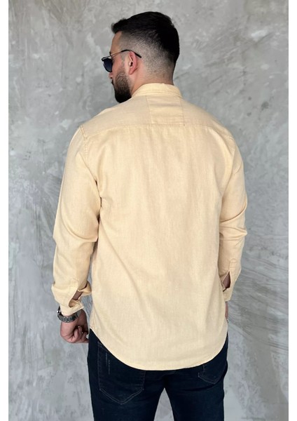 Çift Cepli Erkek Uzun Kol Gömlek P-00017050 modelleri