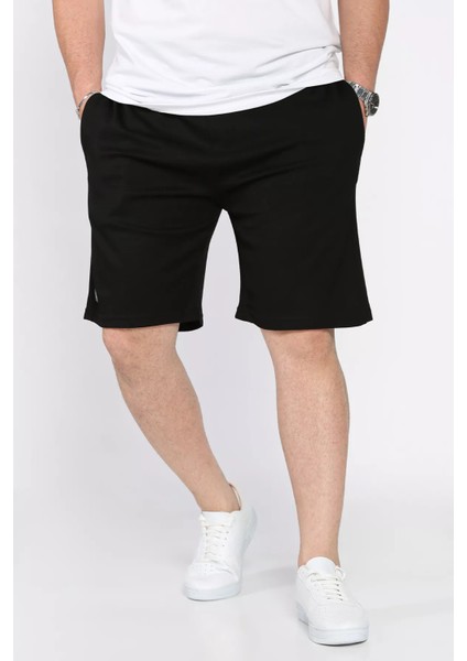 Bel Bağcıklı Amblemli Erkek Şort P-00017048