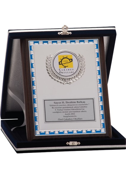 - Ahşap Plaketler - PL-049 B - 15X20 cm