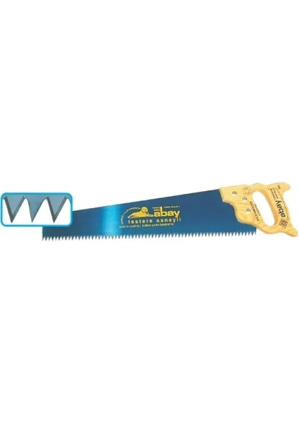 Mavi Çelik Pala Testere 50 cm - Ahşap Sap