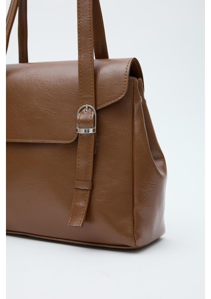 Kadın Loma Yumuşak Deri Omuz Çantası Taba fiyatları