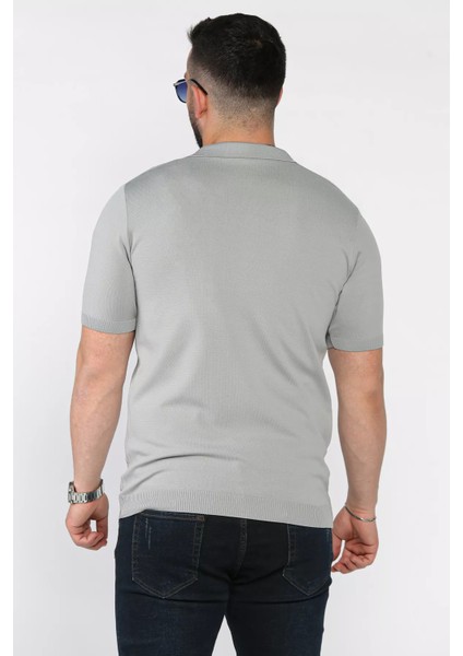 Erkek Desenli Kısa Kol Triko Gömlek P-00017164 modelleri