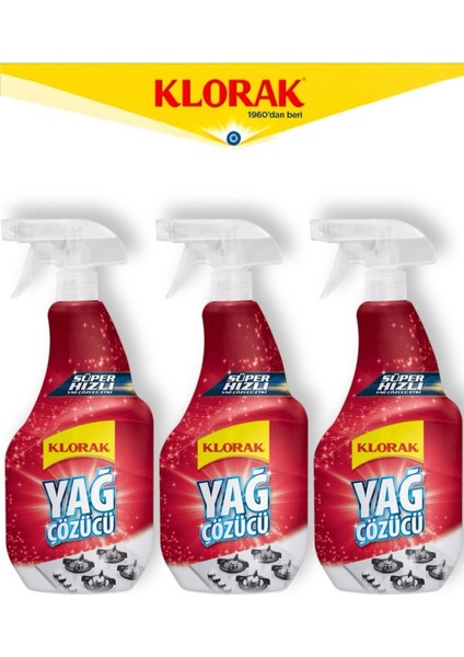 Yağ Çözücü 750 ml 3 Adet