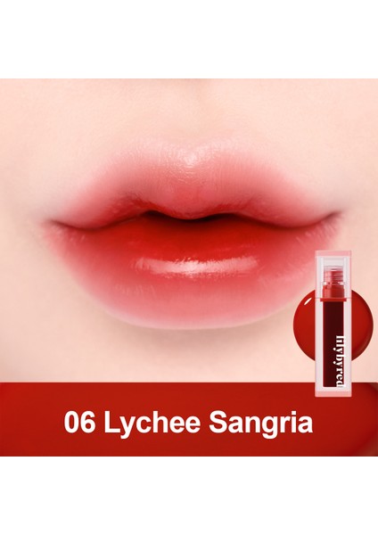 Juicy Liar Water Tint / Uzun Süre Kalıcı Parlak Nemli Görünüm Sağlayan Dudak Tinti - 06 Lychee Sangria