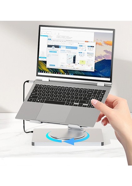 10 In 1 Çok Fonksiyonlu Type-C Hub Notebook Macbook Standı Usb-C Docking Station NSC-101