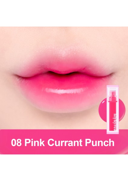 Juicy Liar Water Tint / Uzun Süre Kalıcı Parlak Nemli Görünüm Sağlayan Dudak Tinti - 08 Pink Currant Punch