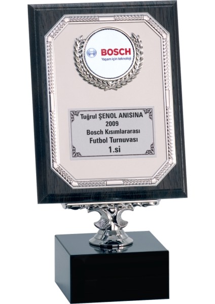 - Ahşap Plaketler - PL-046 B - 15X20 cm