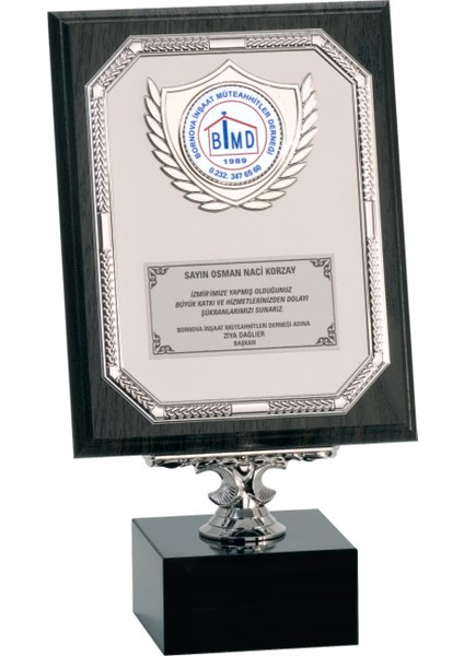 - Ahşap Plaketler - PL-046 A - 18X24 cm