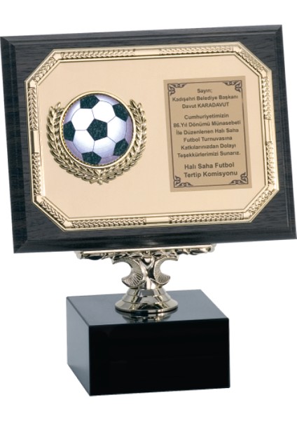 - Ahşap Plaketler - PL-044 B - 15X20 cm