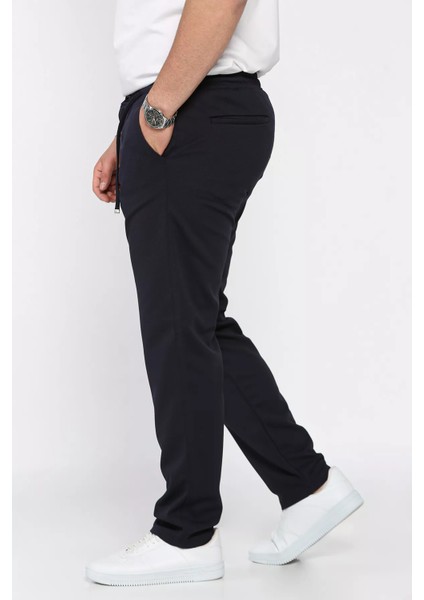 Erkek Bel Bağcıklı Fermuarlı Düz Paça Jogger Pantolon P-00015950 fiyatları