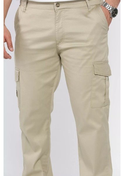 Erkek Kargo Cepli Düz Paça Pantolon P-00016779 fırsatları