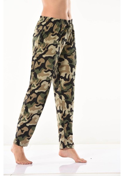 Derya Kurşun Kamuflaj Desenli Eşofman Altı 0573