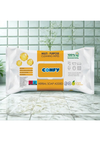 Yüzey Temizlik Havlusu ve Mendili – Arap Sabunu Kokulu (100 Yaprak) fiyatları