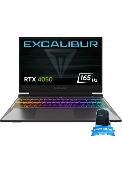 Excalibur G870.1342-EXA0X-C Intel Core i5-13420H 64GB RAM 2TB NVME SSD 6GB RTX4050 165HZ Freedos