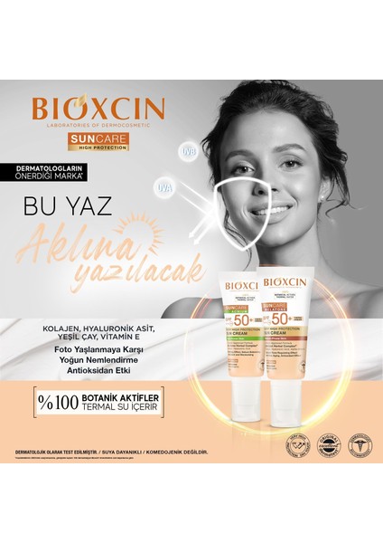 Sun Care Akneye Eğilimli Ciltler Için Renkli Güneş Kremi 50 Spf - Akne, Dry Touch, Mat Tinted
