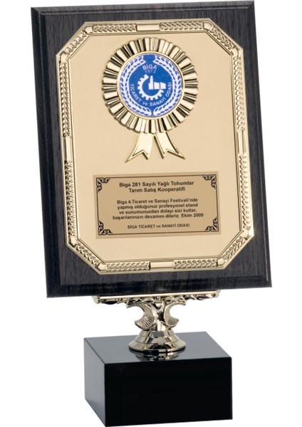 - Ahşap Plaketler - PL-042 A - 18X24 cm