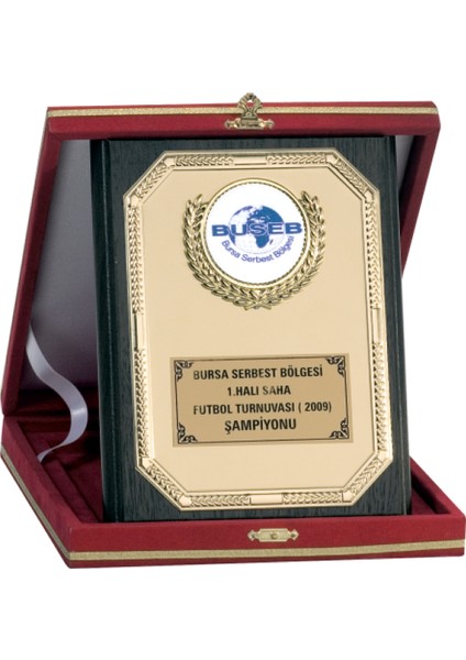 - Ahşap Plaketler - PL-041 B - 15X20 cm