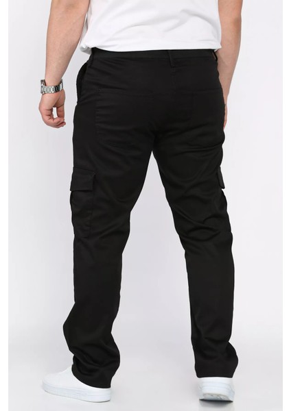 Erkek Kargo Cepli Düz Paça Pantolon P-00016779 modelleri