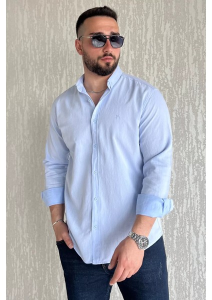 Erkek Cepsiz Uzun Kol Gömlek P-00015566 fiyatları