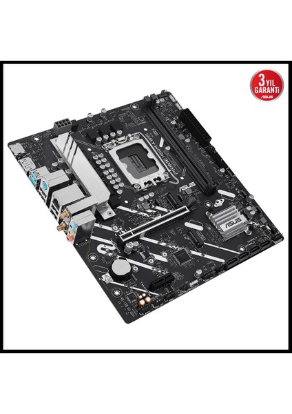 Prıme H810M-A Wıfı, 2xddr5, 2x M.2, Hdmı, Dp, Wi-Fi 6, Bluetooth 5.3, Intel Core Ultra Cpu(Seri 2), LGA1851 Soket, Atx Anakart