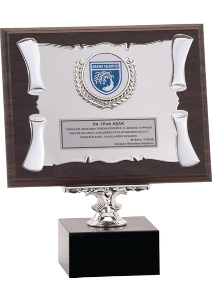 - Ahşap Plaketler - PL-040 A - 18X24 cm