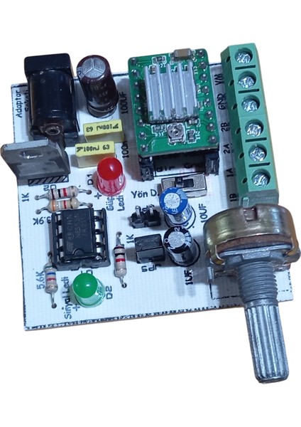 Dc 8-35V 1A A4988'LI Step Motor Sürücülü Hız Yön Kontrol Devresi