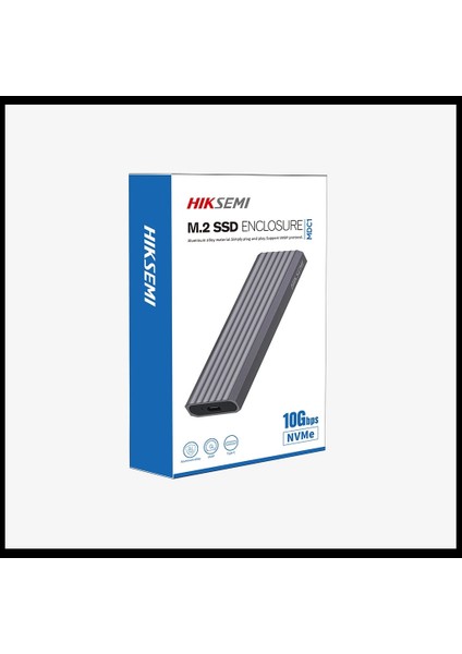 Hıksemı Enclosure, Mdc1, 512GB, M.2 Nvme, USB 3.2 ve Type-C, 10GBPS, Alüminyum Taşınabilir Harici SSD