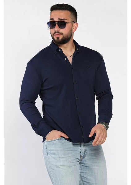 Erkek Uzun Kol Likralı Gömlek P-00015411 fiyatları