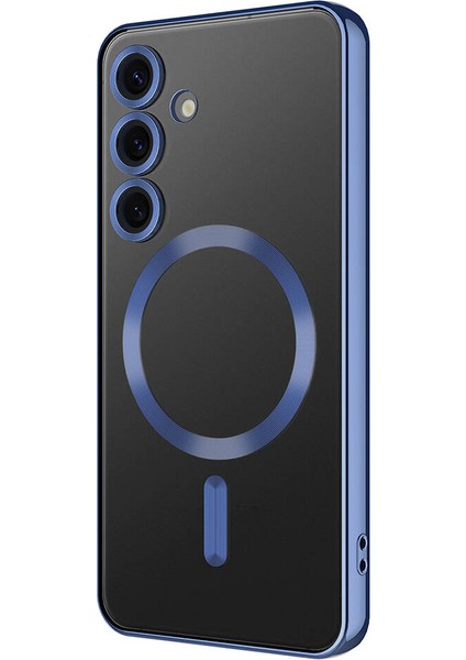 Samsung Galaxy S24 Kılıf Kamera Korumalı M-safe Wireless Şarj Özellikli Zore Demre Kapak