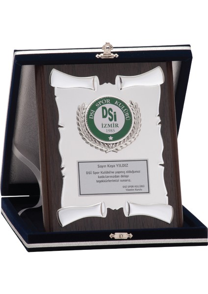 - Ahşap Plaketler - PL-037 B - 15X20 cm