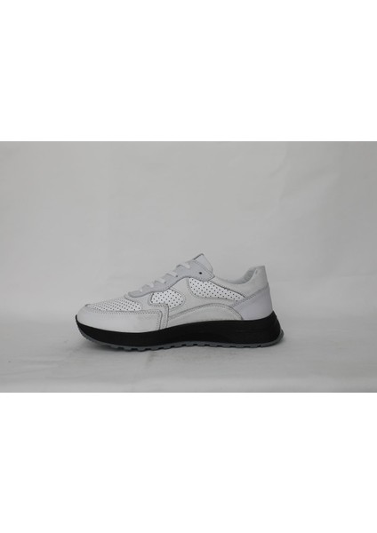 Erkek Deri Yüksek Taban Sneaker Ayakkabı