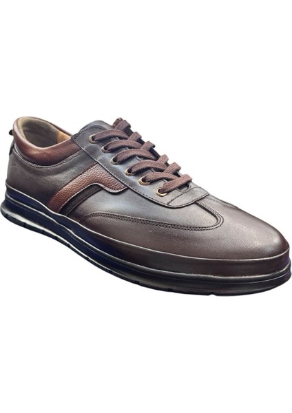 Kahverengi Günlük Rahat Yürüyüş Sneaker Battal Boy Hafif Spor Ayakkabı indirimleri
