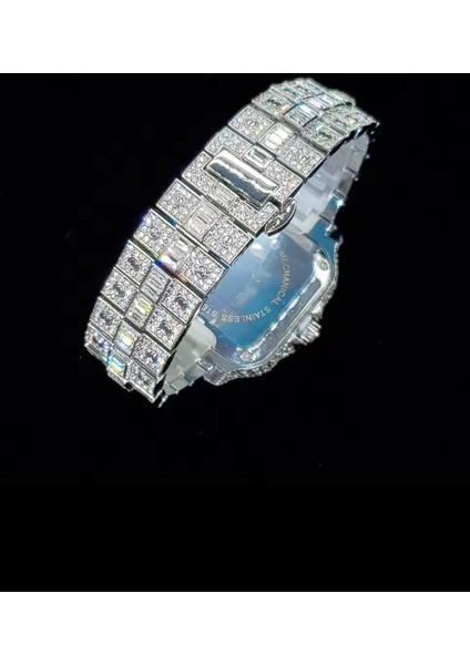 Kol Saati Gökkuşağı Kadranlı Takvim Kuvars Saatler Out Kol Saati Kadın Saat Lüks Silver fırsatları