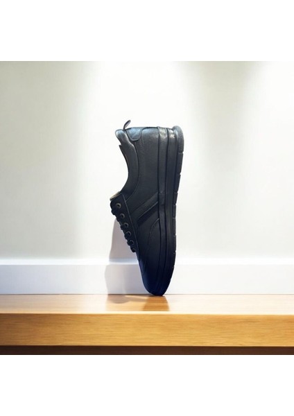 Siyah Günlük Rahat Yürüyüş Sneaker Battal Boy Hafif Spor Ayakkabı fiyatları