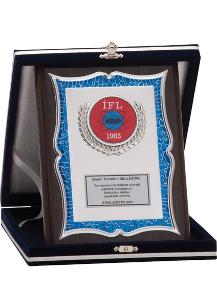 - Ahşap Plaketler - PL-033 B - 15X20 cm