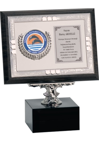 - Ahşap Plaketler - PL-032 B - 15X20 cm