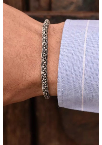 Kazaziye Balıksırtı Erkek Bileklik